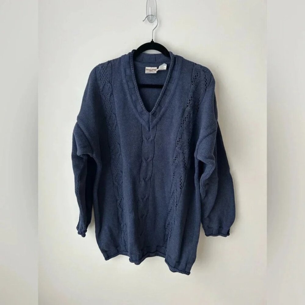 Part two vintage cable knit oversized cotton knit